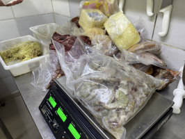Fiscalização descarta mais de 55 kg de alimentos impróprios em restaurantes de Teresópolis