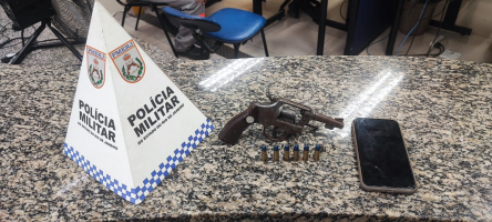 Jovem é preso por porte ilegal de arma em Itatiaia