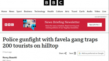 Imprensa internacional repercute operação contra o CV no Vidigal que deixou 200 turistas isolados