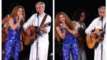 Sonho de Shakira de cantar com Caetano Veloso se realiza diante de milhões quase 30 anos após entrevista