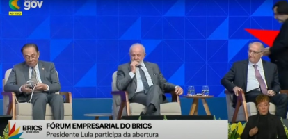 No Rio, Lula participou de fórum empresarial do Brics