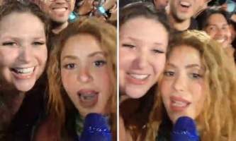 Fã de Shakira viaja para ver show no Rio e volta para casa com selfie ao lado da cantora: 'Ficha não caiu'