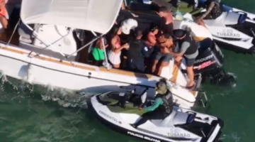 Chefe do tráfico em Belford Roxo é preso em passeio de barco na Ilha do Japonês, em Cabo Frio; VÍDEO