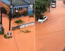 Deslizamento de terra deixa duas pessoas feridas e interdita rodovia em Natividade
