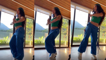 VÍDEO: ex-BBB Aline Campos ensina coreografia de Waka Waka para show da Shakira em Copacabana