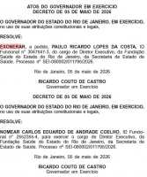 Couto faz mudanças na Secretaria de Saúde do RJ, e servidores vão passar por avaliação  