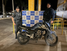Motocicleta roubada no Rio de Janeiro é recuperada em Valença 