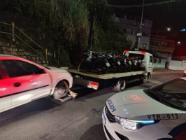 Operação apreende 22 veículos em Angra dos Reis