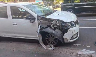 Entregador de bicicleta é atropelado no Jardim Botânico, na Zona Sul do Rio