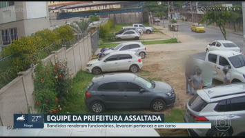 Criminosos roubam carro da Prefeitura do Rio durante agenda de secretário; VÍDEO