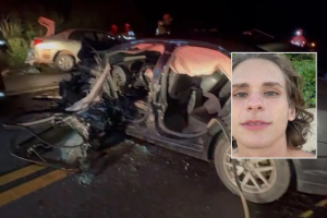 Acidente entre dois carros deixa um morto e dois feridos em Campos