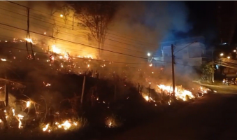 Incêndios atingem vegetação no Noroeste Fluminense
