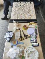 Drogas são encontradas em residência no Morro do Cruzeiro, em Miracema